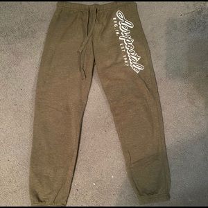 green aeropostale sweatpants